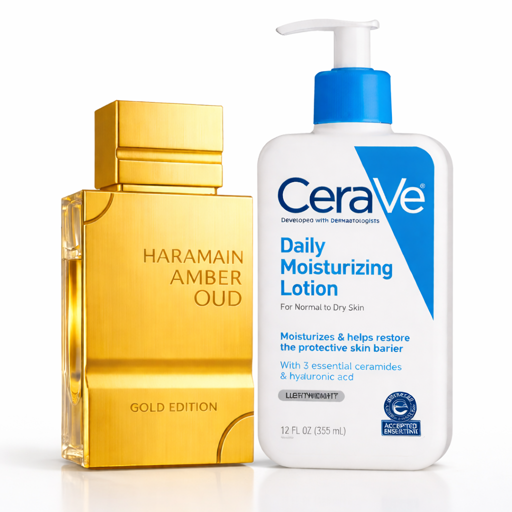Amber Oud Gold Edition + CeraVe Skincare set